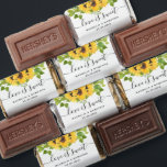 Sunflower Love is Sweet Wedding Hershey's Miniatures<br><div class="desc">From our bestselling sunflower collection</div>