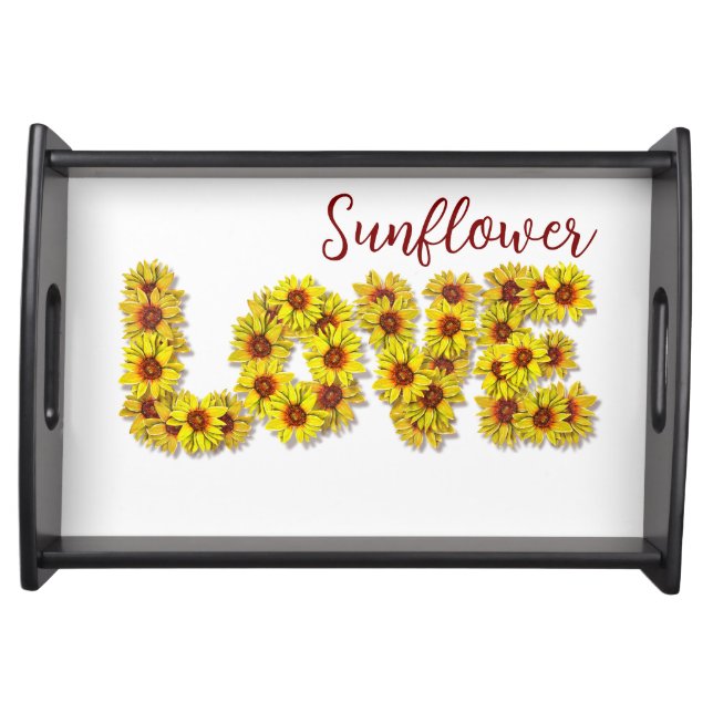 Sunflower Love Serving Tray (Front)