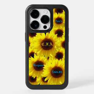 Sunflower Love Symmetry Series Shown - OtterBox iPhone 14 Pro Case