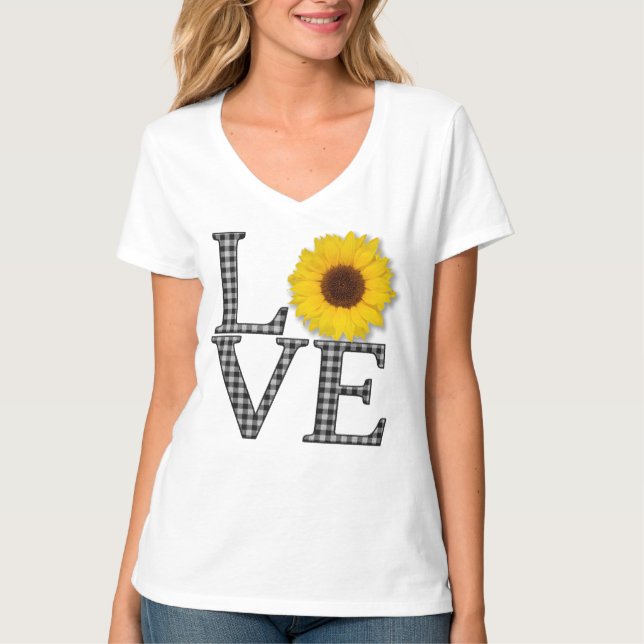 Sunflower Love T-Shirt (Front)