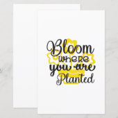 Sunflower Lover | Where You Are Planted (Front/Back)