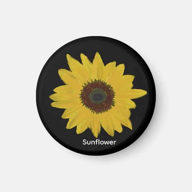 Sunflower Magnet  (Front)