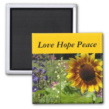 Sunflower Magnet by seashell2 at Zazzle