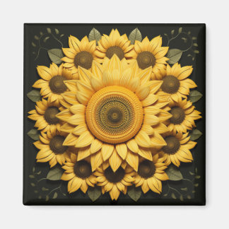 Sunflower Magnet