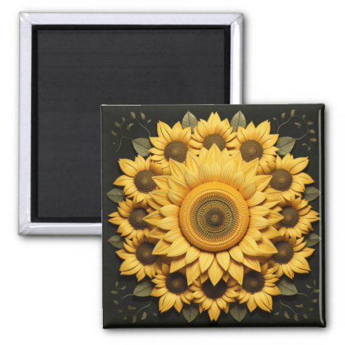 Sunflower Magnet