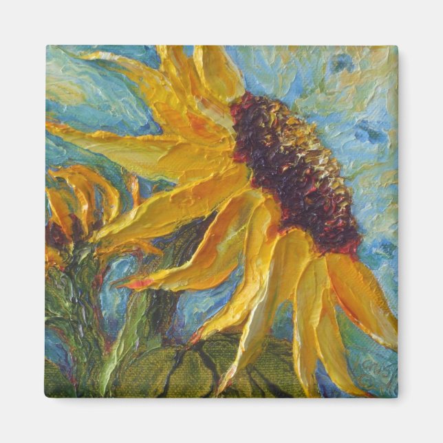 Sunflower Magnet (Front)
