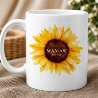 Sunflower Mamaw Mug | Grandma Gift