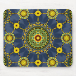 Sunflower Mandala Array Mousepad