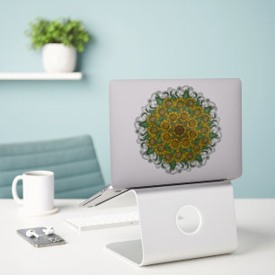 Sunflower Mandala Nature Lover Sunflowers Floral Sticker
