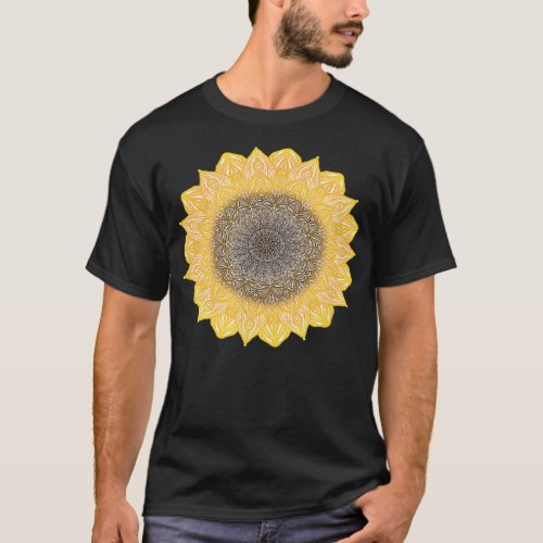 Sunflower Mandala Tee 