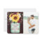 Sunflower Mason Jar Wood Lights Photo Wedding