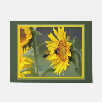 Sunflower Mat by Considernature at Zazzle