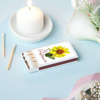 Sunflower Matchboxes