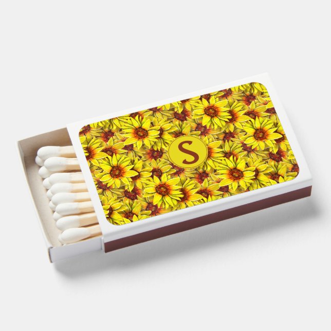 Sunflower Matchboxes (Front Open)
