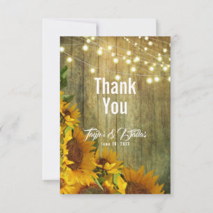 Sunflower Meadow Rustic Floral Design Invitation