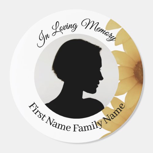 Sunflower memorial stickers