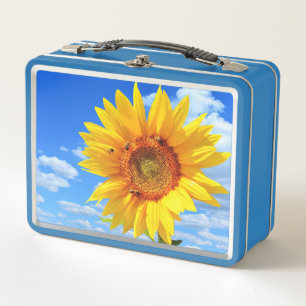 Sunflower Metal Lunch Box