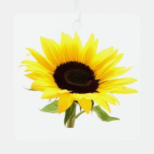 Sunflower Metal Ornament