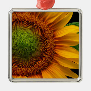 Sunflower Metal Ornament