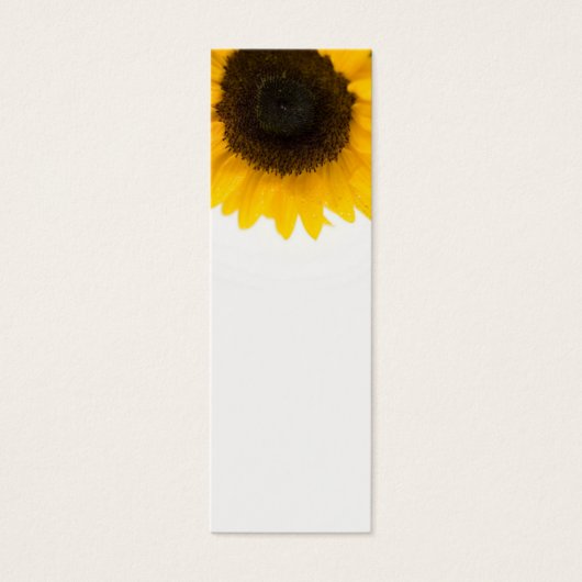 Sunflower Mini Bookmarks (Front)