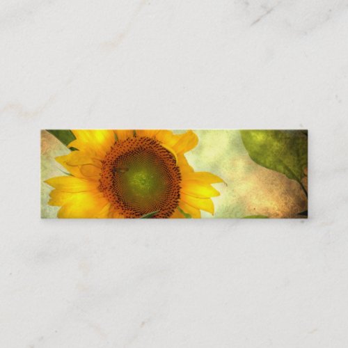 Sunflower Mini Customizable Card Business Card Templates