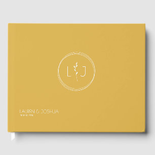 Sunflower • Modern Minimalist Wedding Guest Book