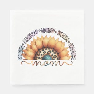 Sunflower Mom Napkins