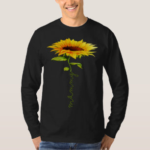 Sunflower Mommy Mother's Day Floral Funny Matching T-Shirt