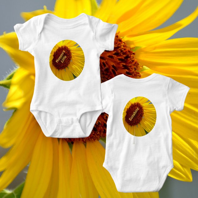 Sunflower Mommy's Little Sunshine Baby Bodysuit (Creator Uploaded)