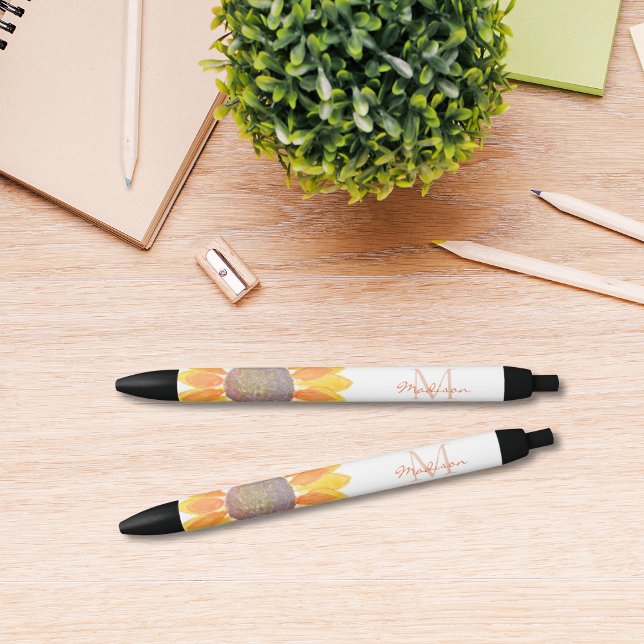 Sunflower Monogram Pen (Creator Uploaded)