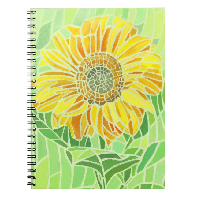 Sunflower Mosaic Notebook (Front)