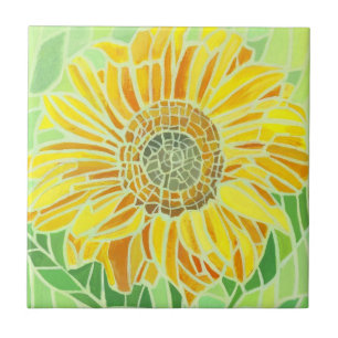 Sunflower Mosaic Tyle Tile