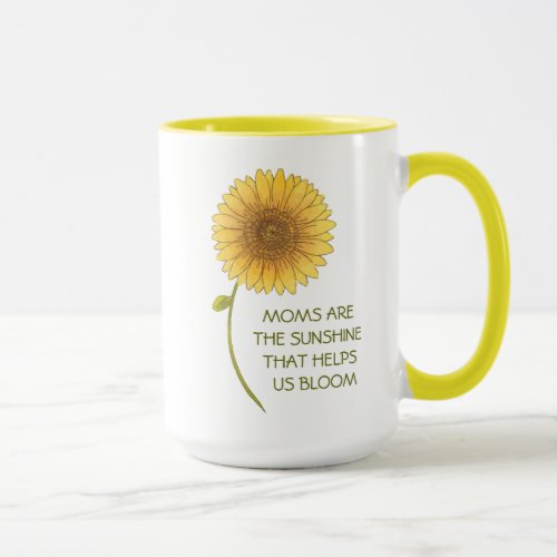 Sunflower Mother&#39;s Day Coffee Mug
