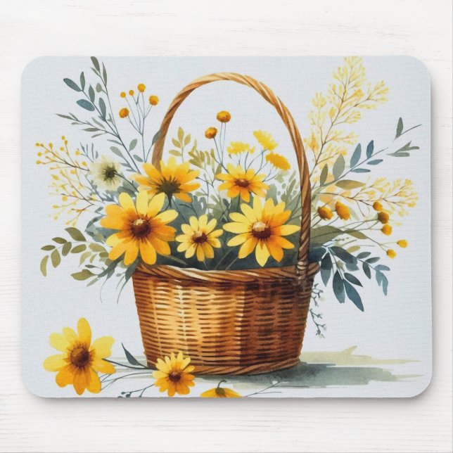 Sunflower  mouse pad (Front)
