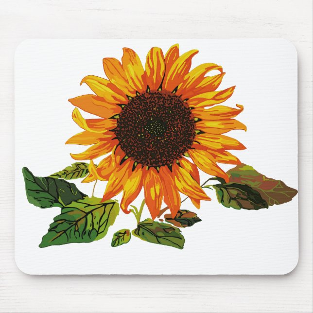 Sunflower Mouse Pad (Front)