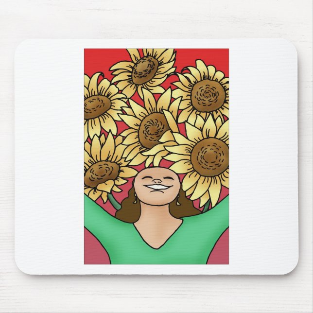 Sunflower Mouse Pad (Front)