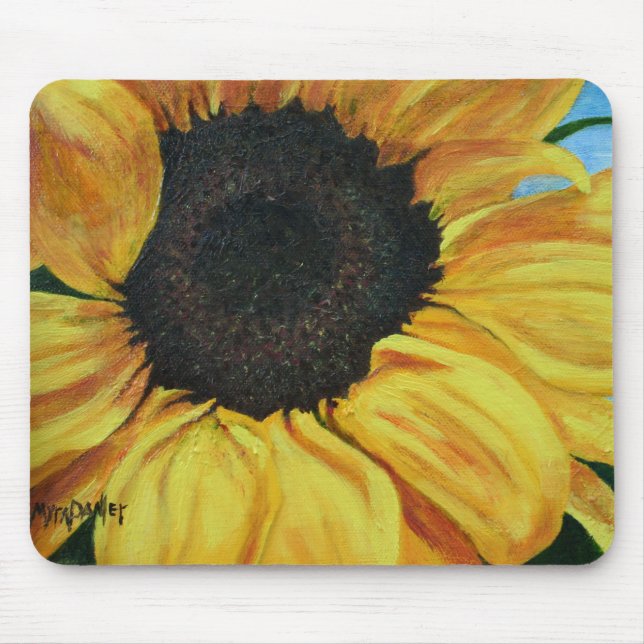 sunflower mouse pad (Front)