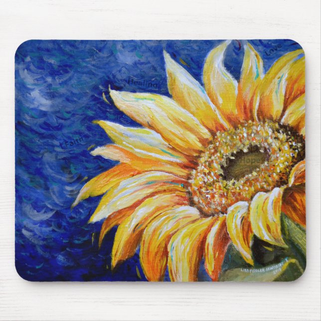 SUNFLOWER mouse pad (Front)