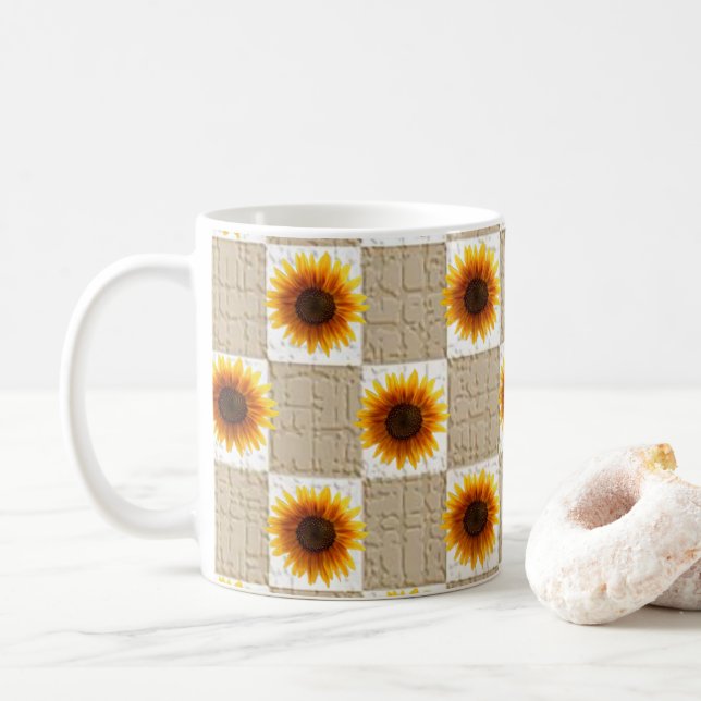Sunflower Mug (With Donut)