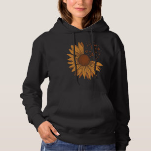 Sunflower Music Note Cute Sun Flower Teacher Hoodie