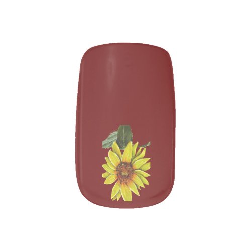 Sunflower Nail Art Decals