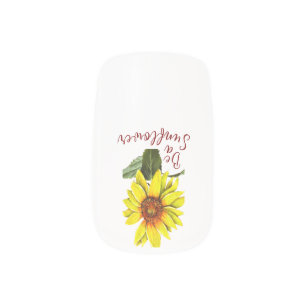 Sunflower Nail Art Decals