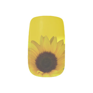 Sunflower Nails Sunny Sunflower Fingernail Decals