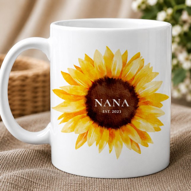 Sunflower Nana Mug | Grandma Gift (Creator Uploaded)