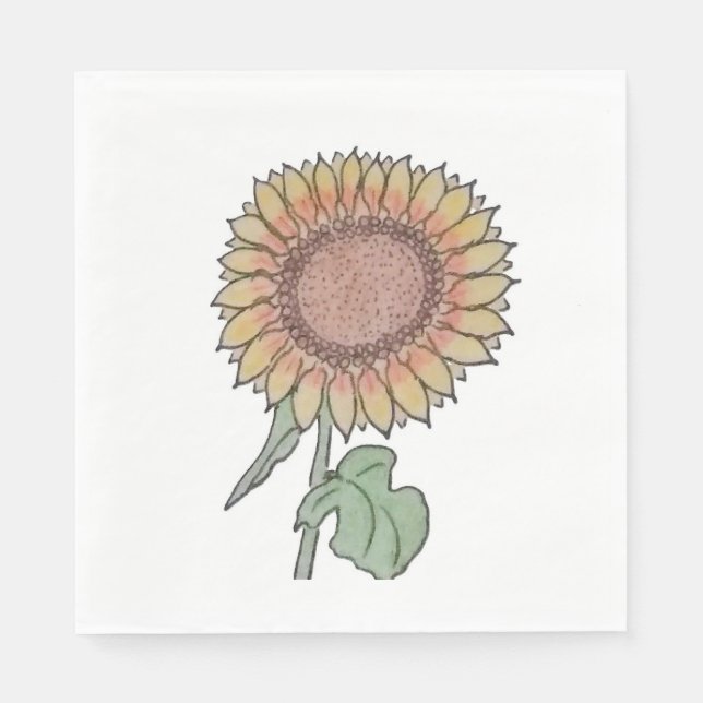 Sunflower  napkins (Front)