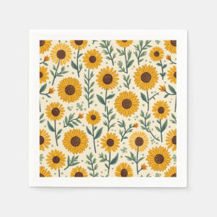 sunflower napkins. napkins