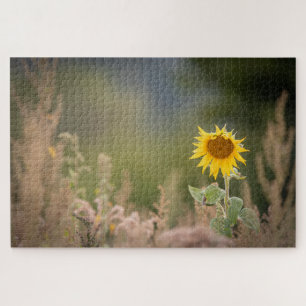 Sunflower Nature Photo Jigsaw Puzzle