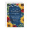 Sunflower Navy Blue Red Rose Rustic Wood Wedding