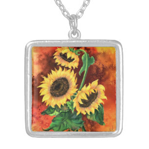 Sunflower Necklace
