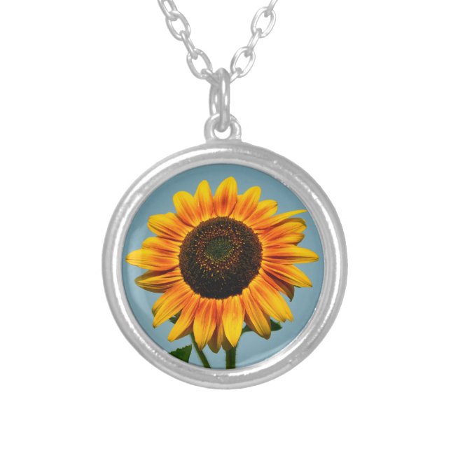 Sunflower necklace (Front)